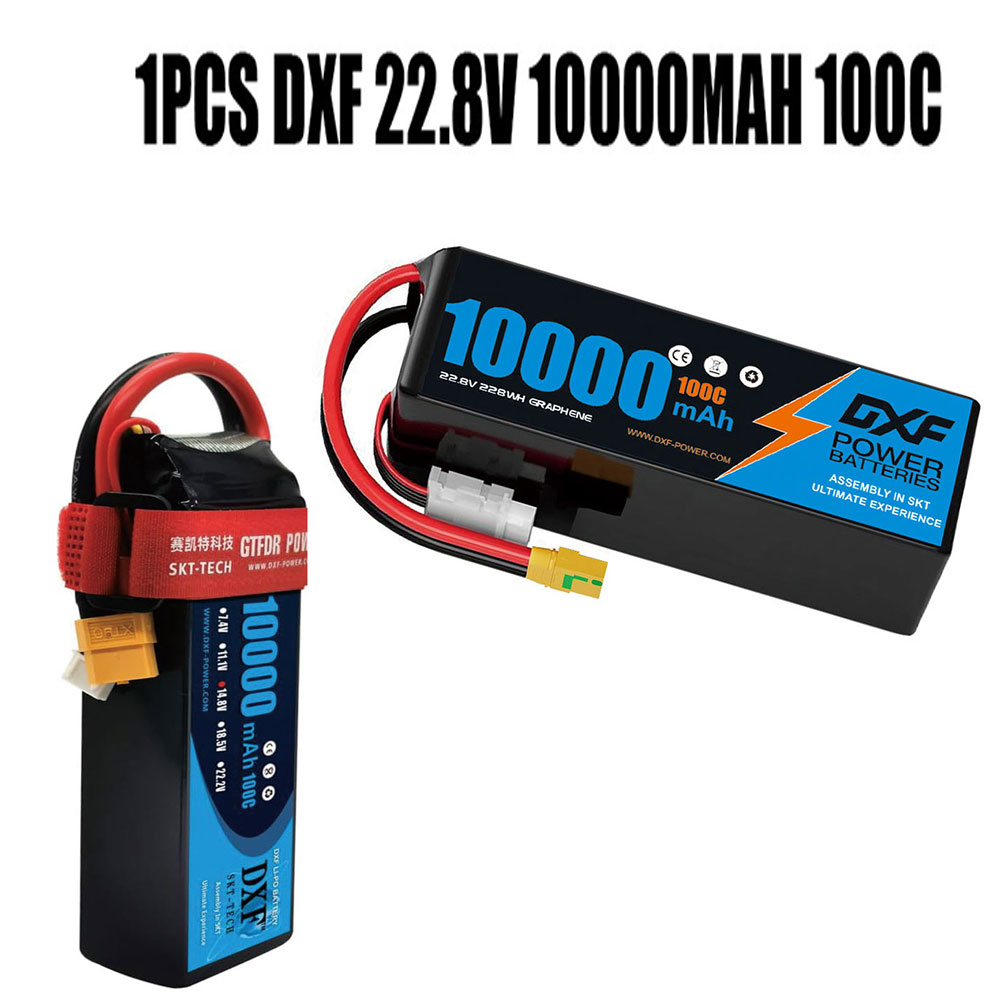 6S Lipo Battery 22.2V 5000Mah - Batería Lipo DXF 6S 10000mAh 22,2