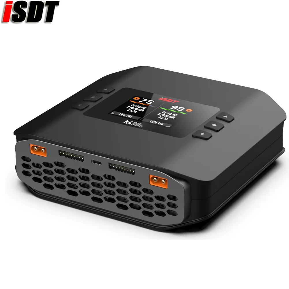 Isdt K4 Dual Lipo Charger - Cargador de baterías doble ISDT K4,
