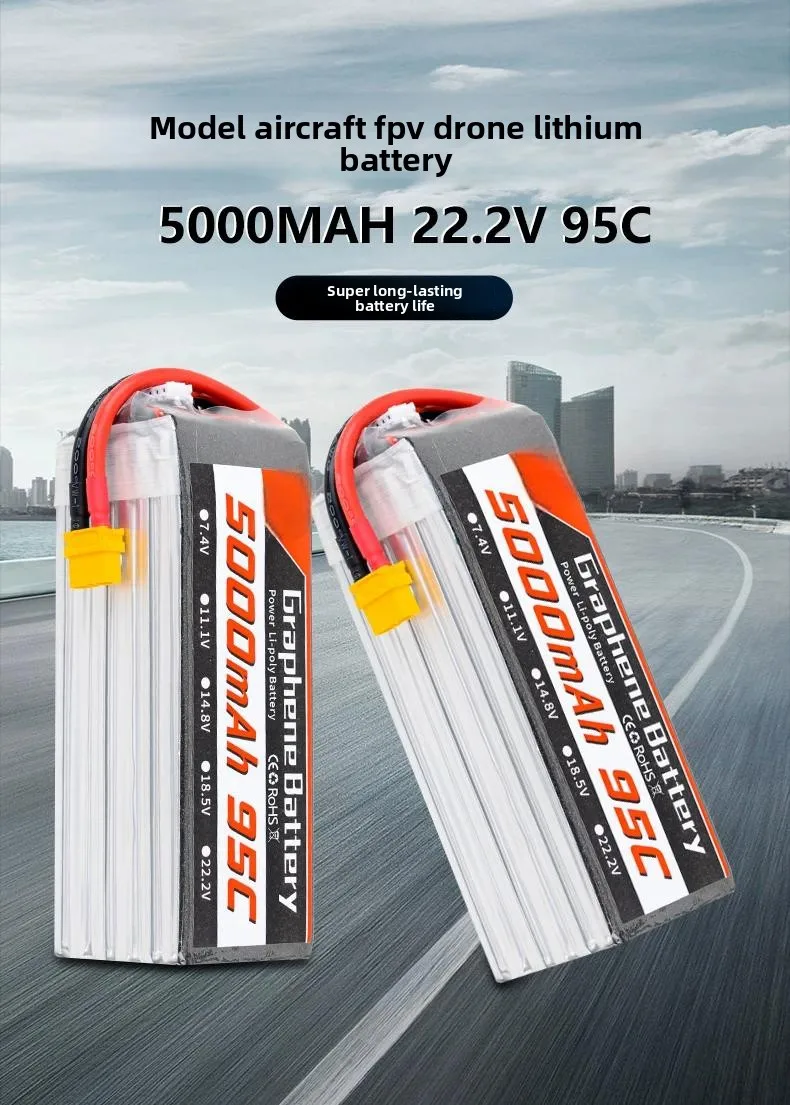 Batería LiPo de Grafeno para D - 6S Lipo Battery 22.2V 5000Mah reseña y precio