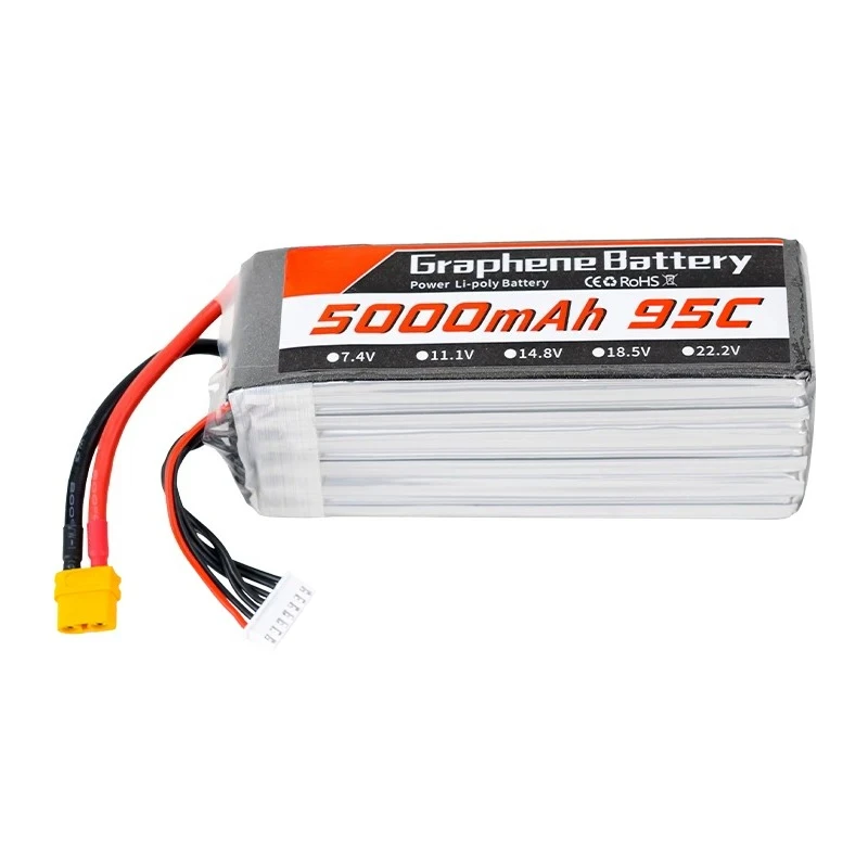 Batería LiPo de grafeno 6S 22, - 6S Lipo Battery 22.2V 5000Mah reseña y precio